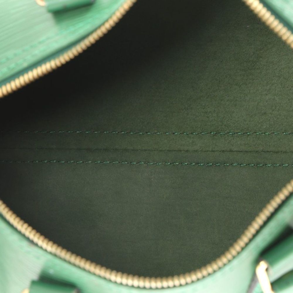 Louis Vuitton Speedy Handbag Epi Leather 25 Green - Picture 6 of 11